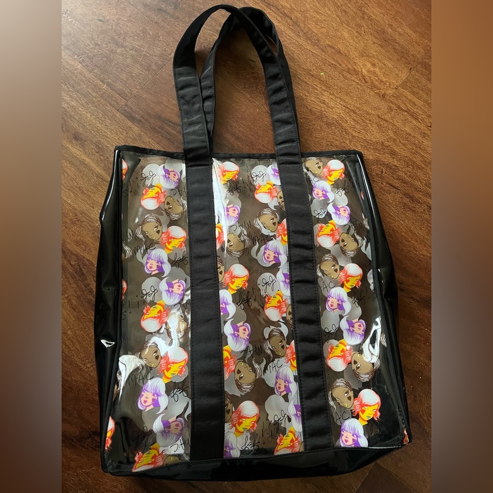 MAC cosmetics x FIFI collab Large Women's Clear Tote Bag
